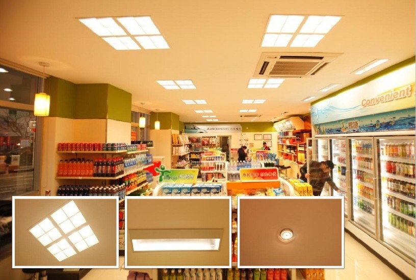 The supermarket lighting application cases