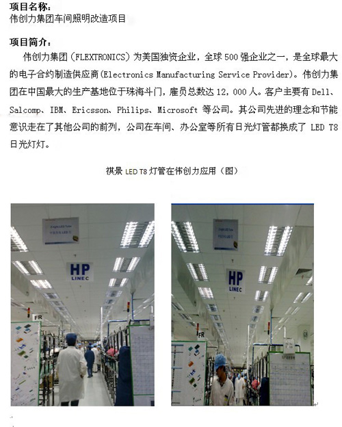 車間照明改造方案